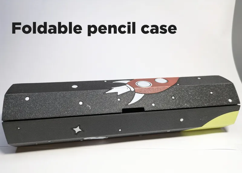 Foldable magnet pencil case - very low waste