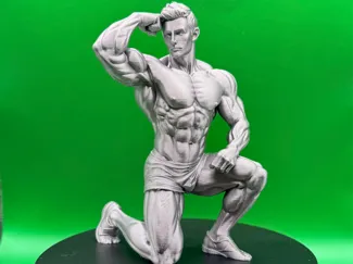 Bodybuilding - Kneeling Champion Flex