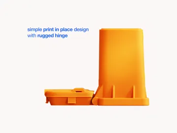 Organizador: Trash Bin Storage Box (print in place) — vista de referencia 2