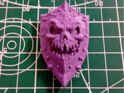 Gothic Skull Shield – Decorative Model