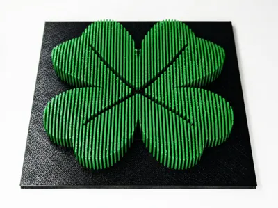 4 Leaf Clover - Layered Sculpture