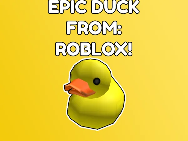 Canard en caoutchouc Roblox