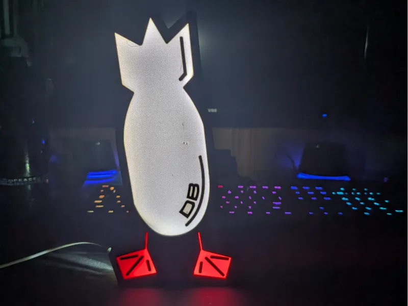 Dive Bomb lightbox