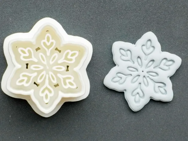 Snowflake Polymer Clay Cutter Earrings Necklace