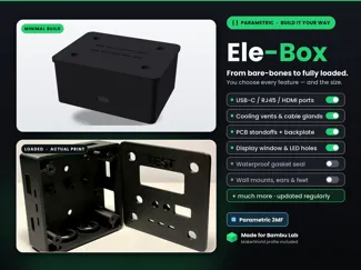 Ele-Box – Parametric Electronics Enclosure / Box