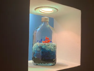 Benchy in a bottle
