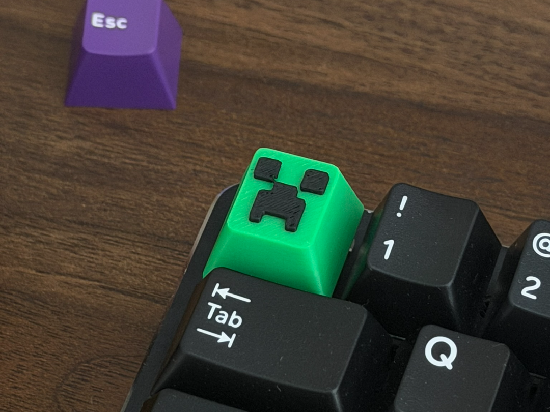 Minecraft Creeper Keycap