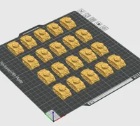 Mini M4 Sherman Tanks (Full Bed)