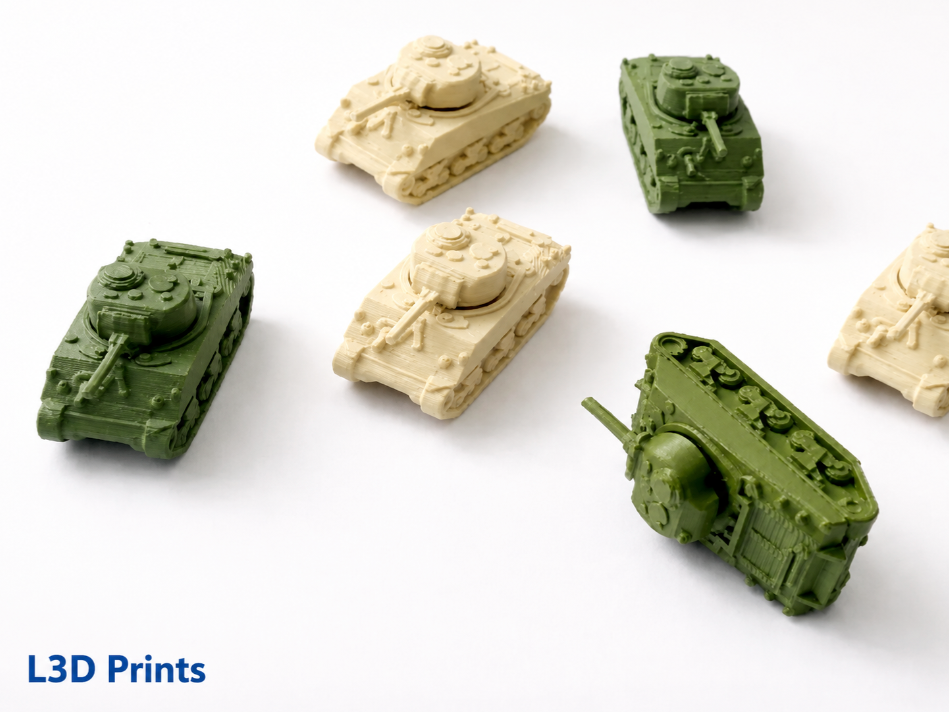Mini M4 Sherman Tank By L3D Prints