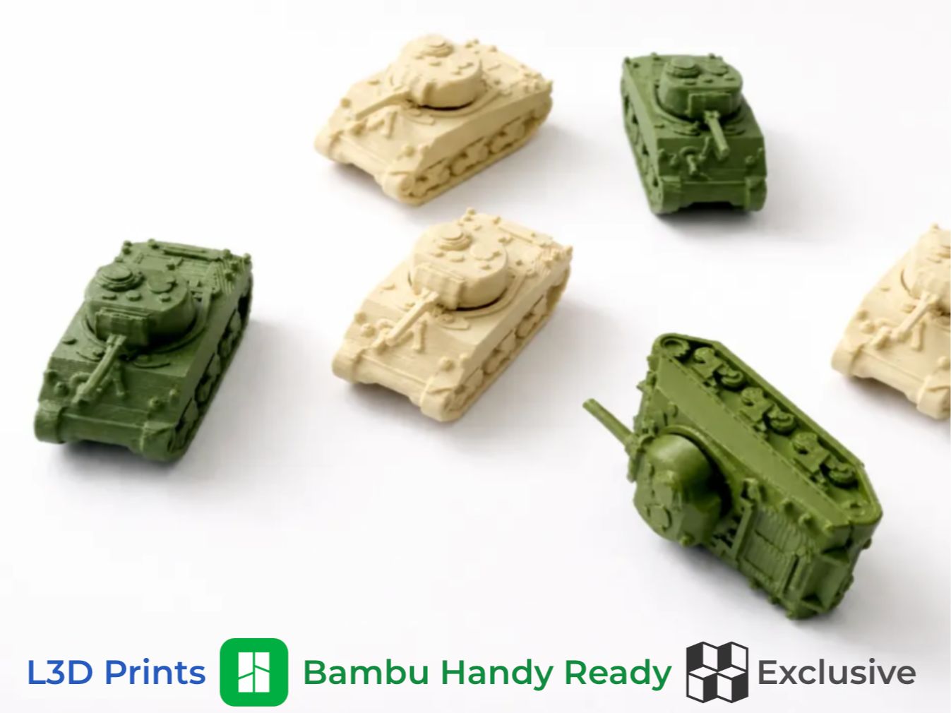 Mini M4 Sherman Tank By L3D Prints