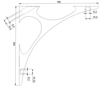 Letrero o emblema decorativo: Corner Bracket Original Design — vista de referencia 5