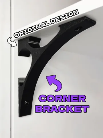 Letrero o emblema decorativo: Corner Bracket Original Design — vista de referencia 2