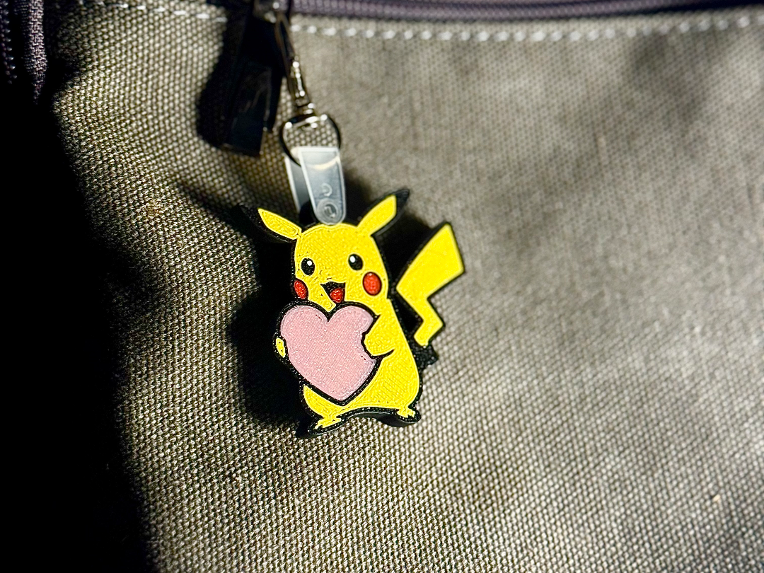 Pikachu Valentine Keychains