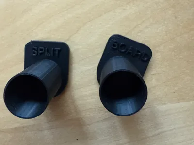 Splitboard pole top cap