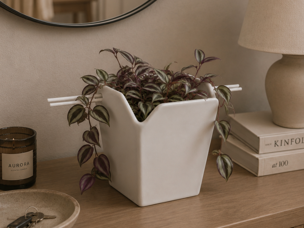 Chinese Takeout Planter – Modern Plant Pot