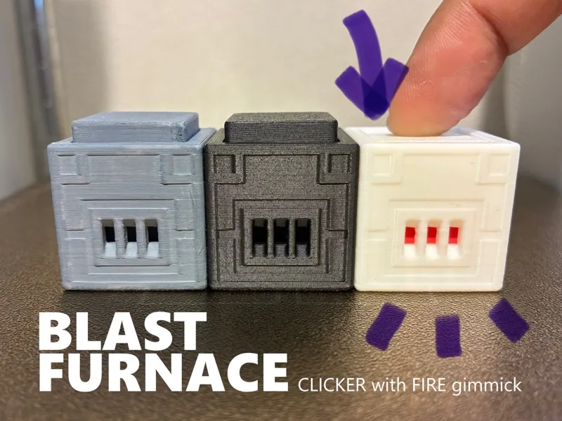Minecraft Blast Furnace Clicker (溶鉱炉)