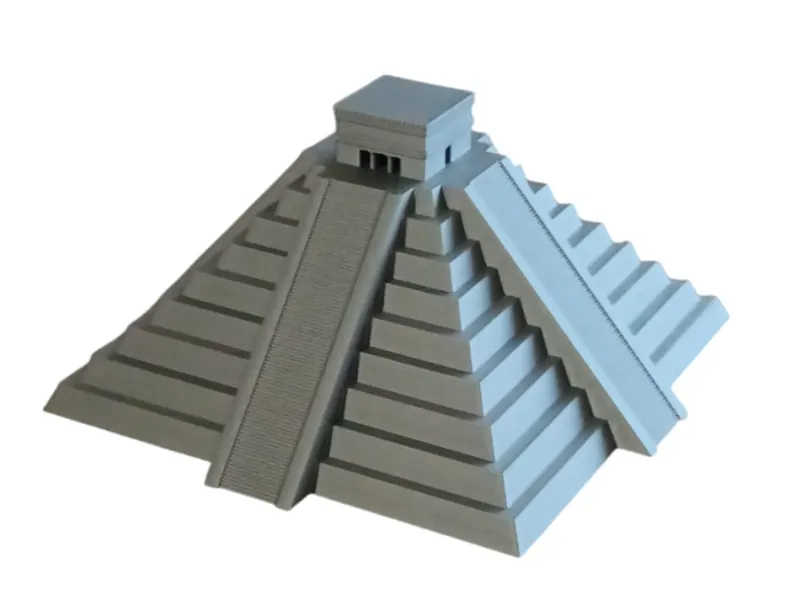 Chichen Itza Pyramid 1:400 Scale Accurate 3D Model