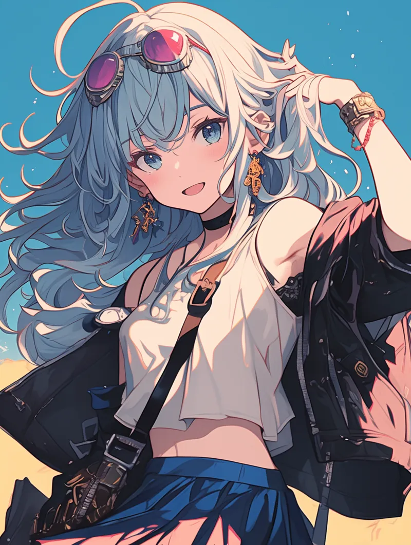 Cute anime character (HueForge 4 colors)