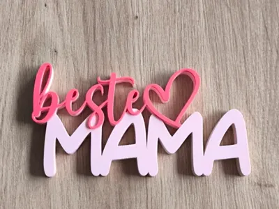 Best Mom lettering