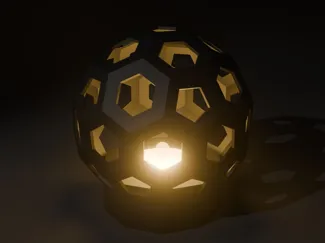 Spherical Geometirc Tea Light Holder