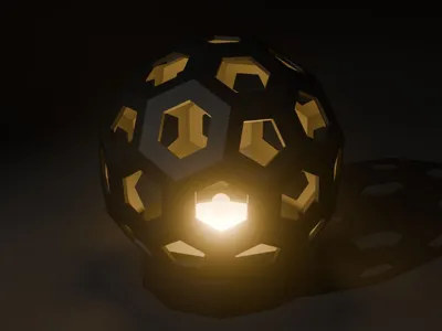 Spherical Geometirc Tea Light Holder