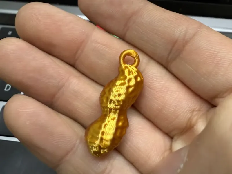 带挂环花生  金花生 仿真花生 花生挂件