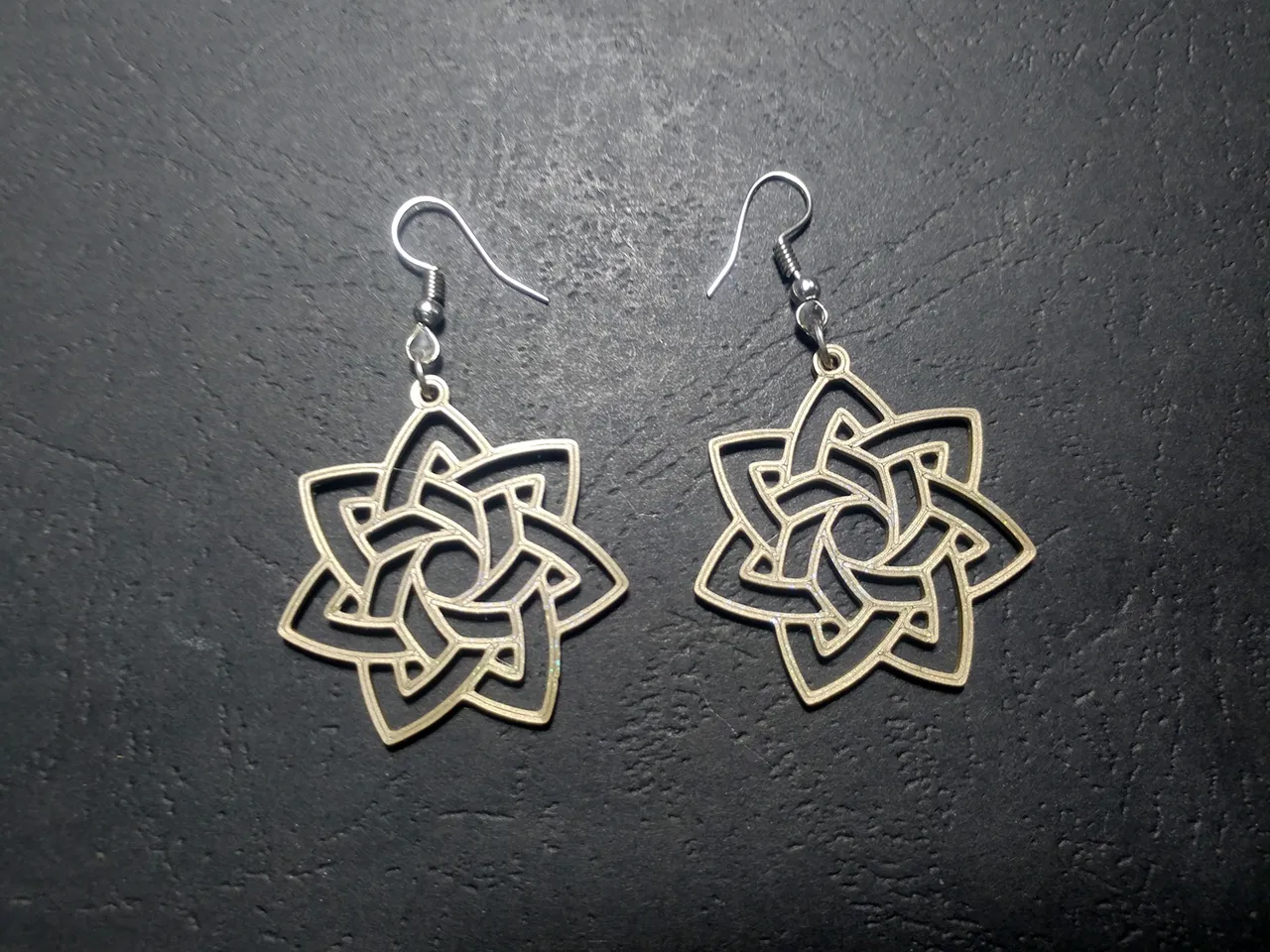 Heptar Rose Earrings view 3