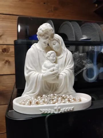Bandeja organizadora: Holy Family Rosary Tray – Catholic Rosary Holder — vista de referencia 4