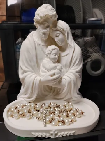 Bandeja organizadora: Holy Family Rosary Tray – Catholic Rosary Holder — vista de referencia 5