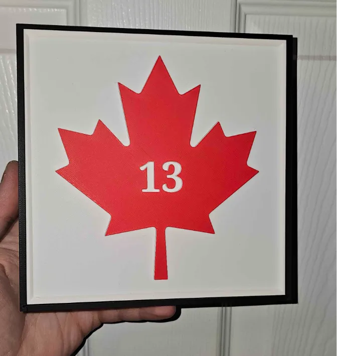 Maple Leaf "13" Lightbox