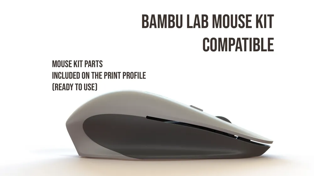 "Manta" mouse Bambu Lab Mouse Kit Compatible by Rui MakerWorld