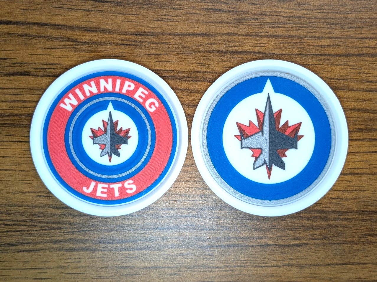 Miniatura 33 do modelo 3D Stackable Coasters - All 32 NHL Teams