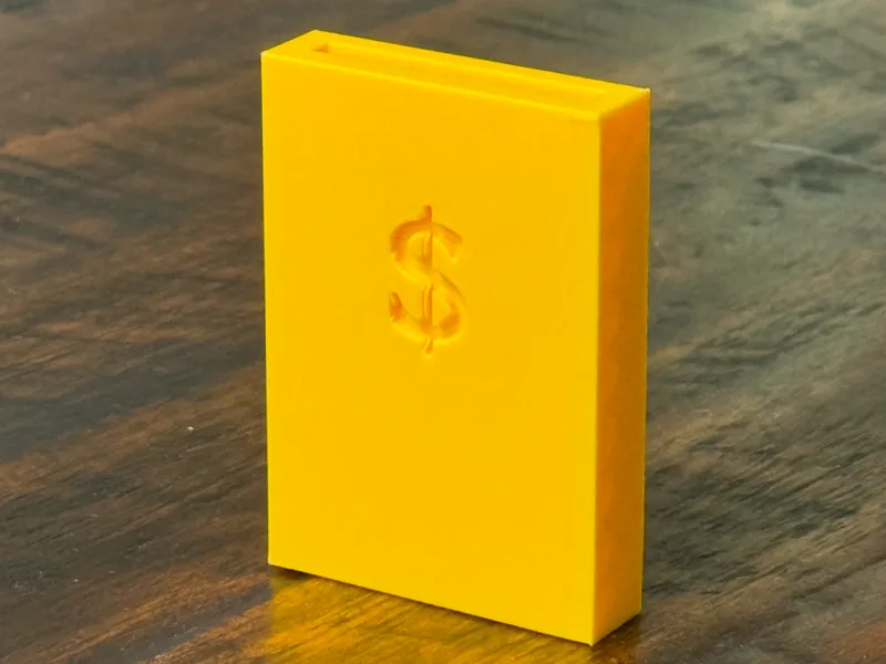 Pocket Sized Dollar Bill Holder
