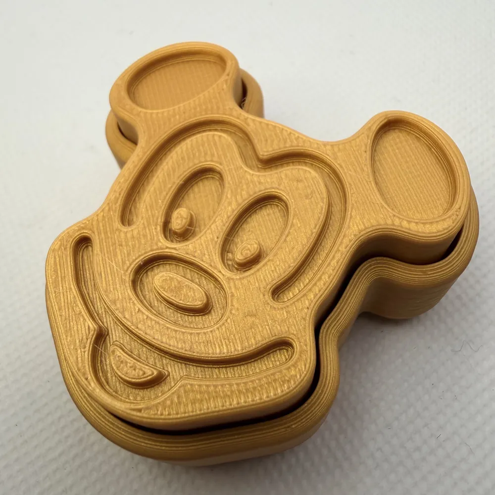 Mickey Waffle Clicker Fidget for Pixie Dusting - Free 3D Print