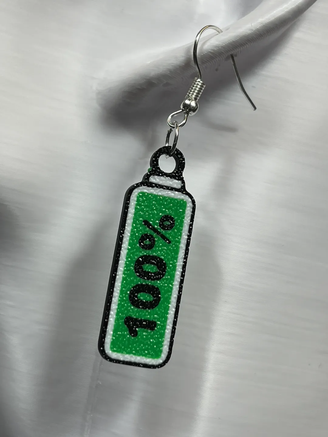 100% Battery Earrings view 4
