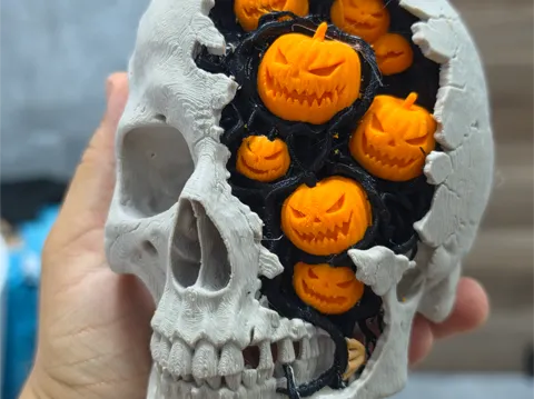 Adorno temático: The Pumpkin Within — referencia de MakerWorld