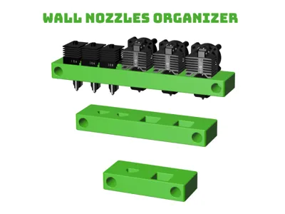 Wall mount Nozzles holder for H2 and P1 Series