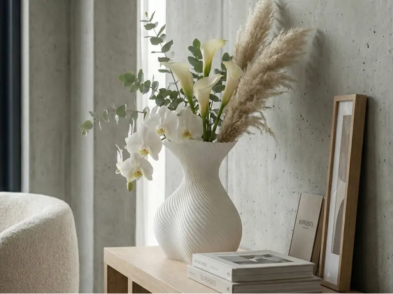 Mioni | Japanese-Inspired Twisted Ripple Vase