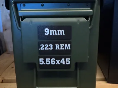 Ammo Can Labels
