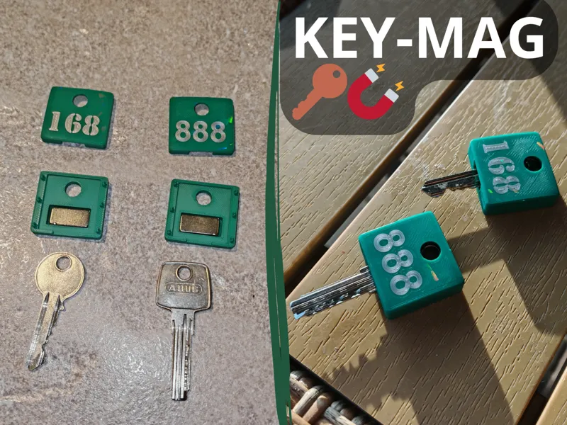 KeyMag – Magnetische Schlüsselabdeckung 