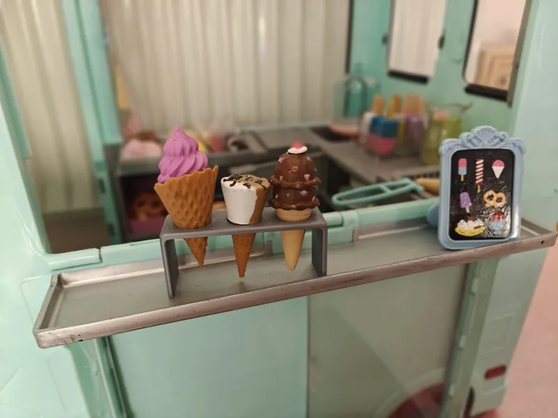 Ice Cone Holder for Our Generation Ice Cream Truck