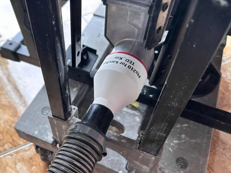 Dust collect adapter for milwaukee