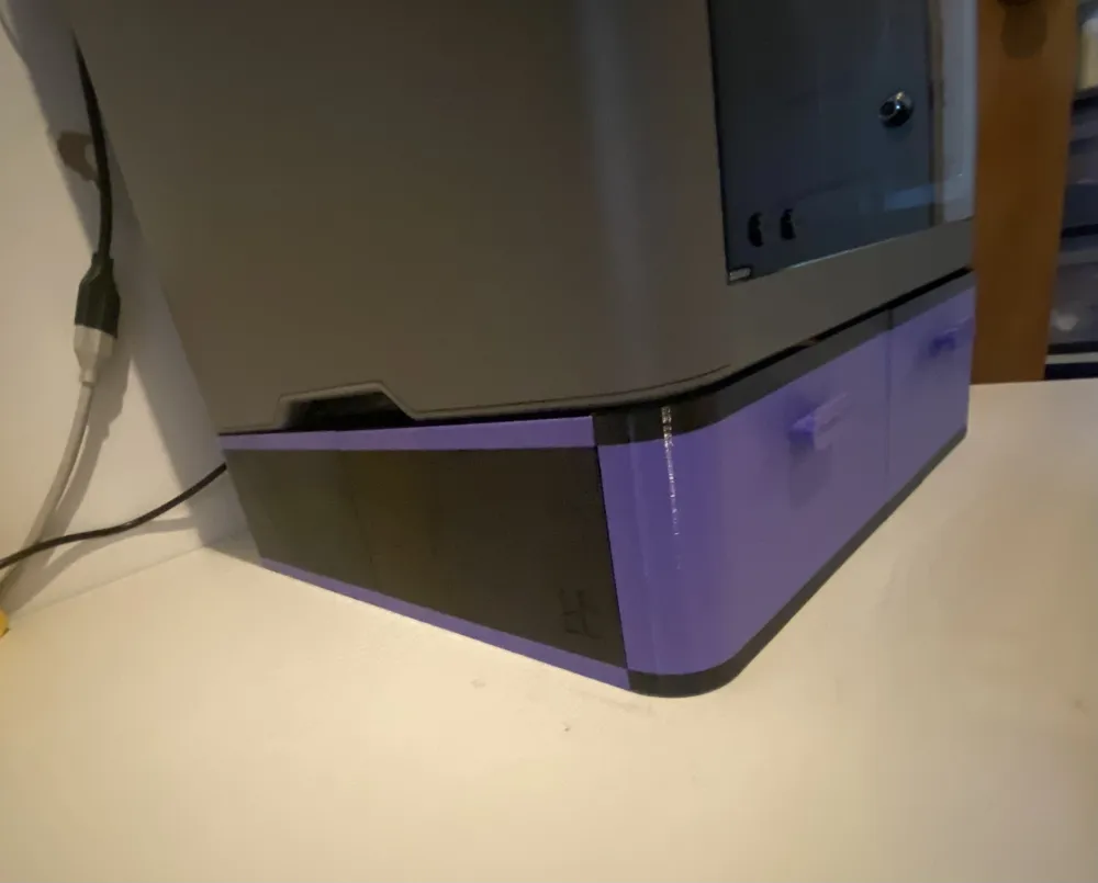 A3 Printer Riser P2S Foot Risers for Printer Storage by AJ - Free 3D Print Model ...