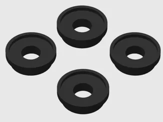 P2S Foot Risers for Printer Storage by AJ