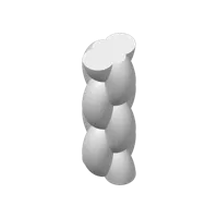 Vase en spirale façon chaîne — photo 3
