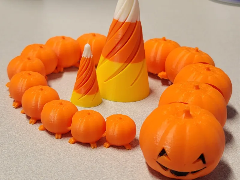 Halloween Pumpkipede fidget