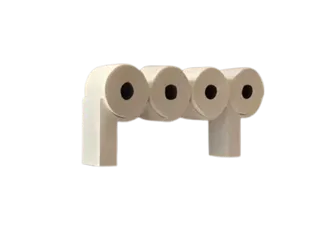 Bathroom wall mounted "Poop" sign 