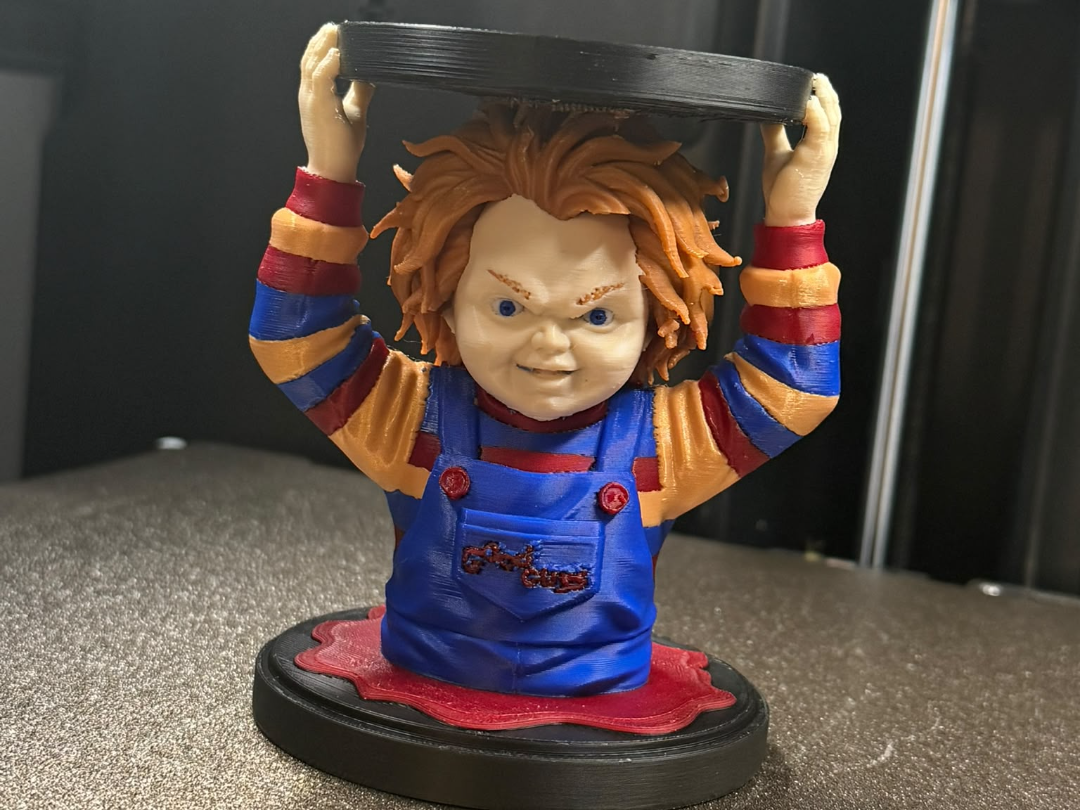 chucky candle holder - 3D printed Sculptures, in stock in India