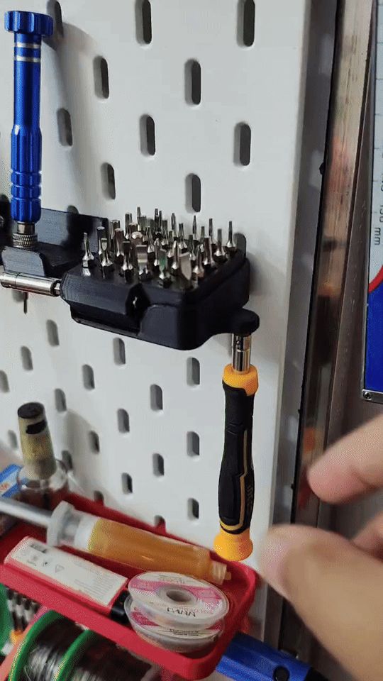 Precision Screwdriver Skadis Holder