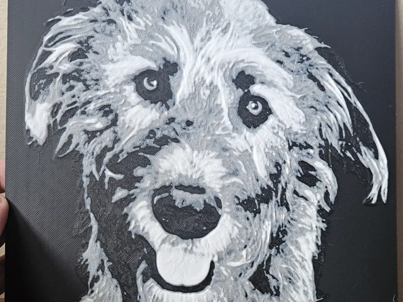 Irish Wolfhound Hueforge 